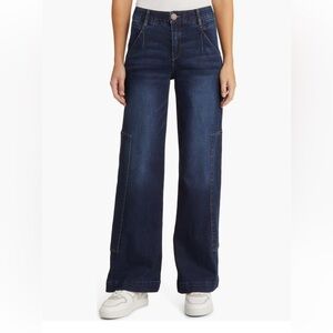 Nwot Wit & Wisdom Deep Indigo Flare Jeans